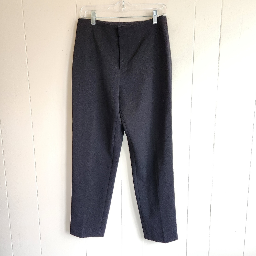 Club Monaco black crop cropped pants trousers black 4